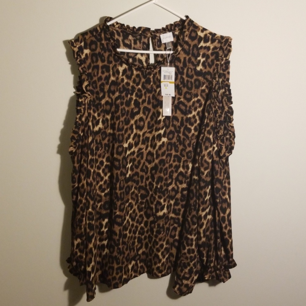 Cupio cold shoulder blouse